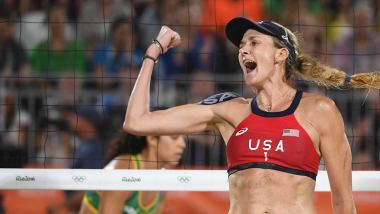 Beach volleyball star shares her recipe for gold medal success