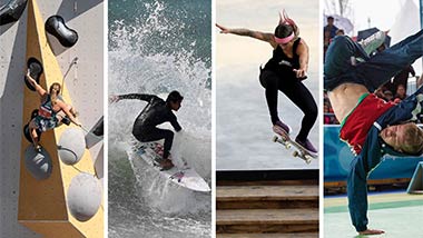 Paris 2024 - breaking, skateboarding, sport climbing and surfing