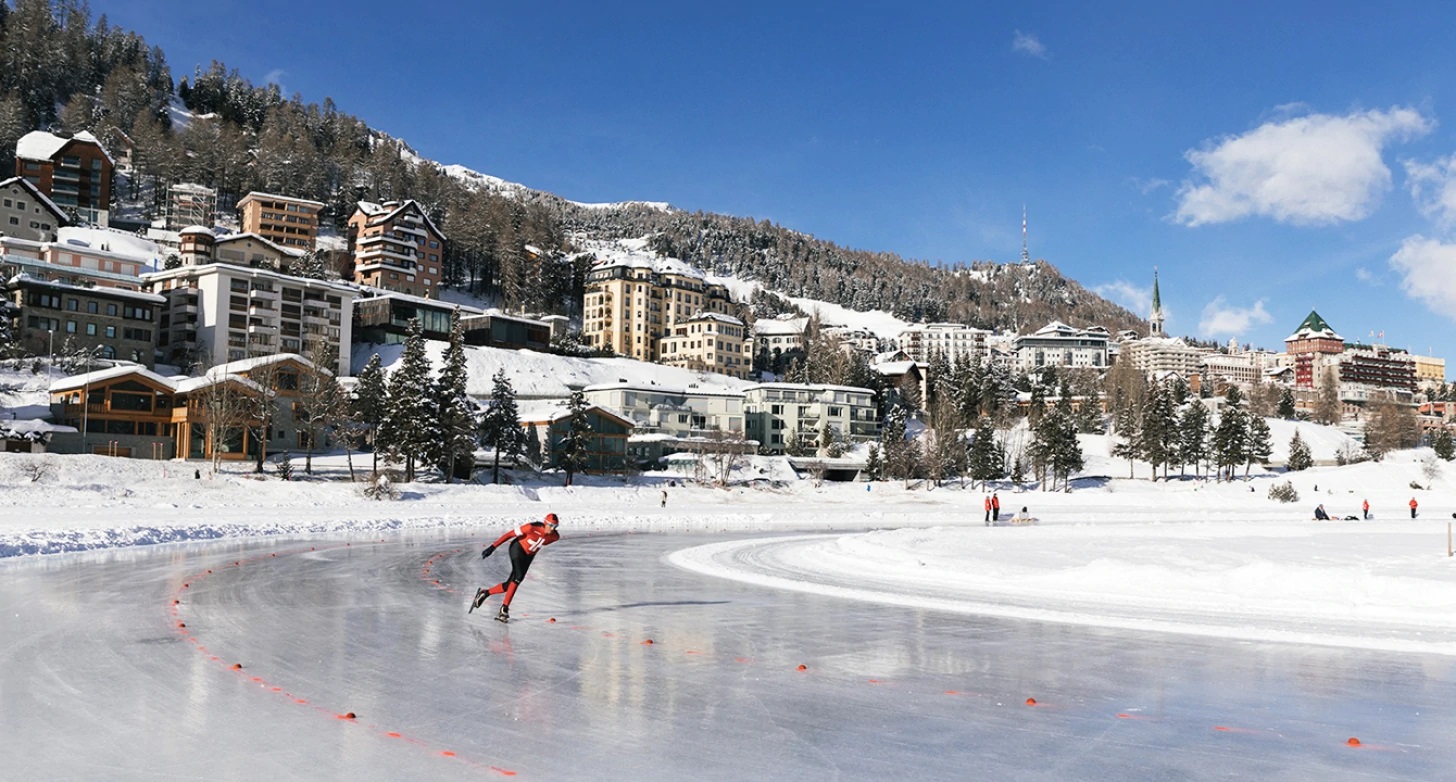 How to prepare a frozen lake for Olympic competition